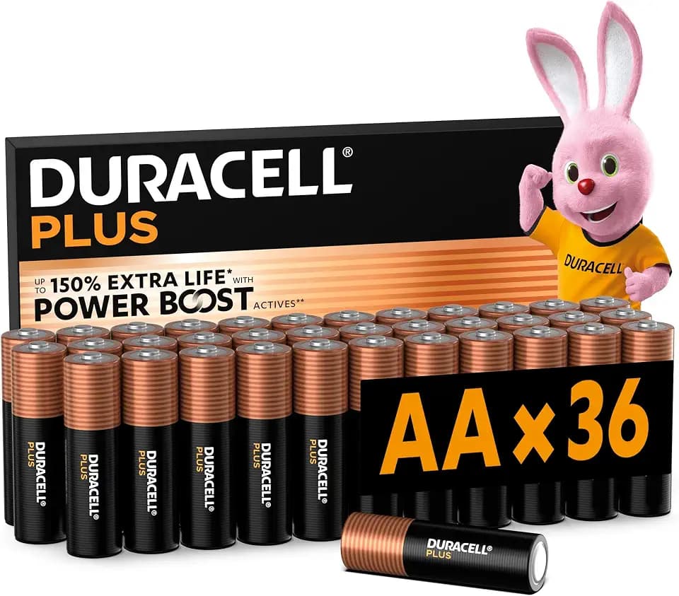 DURACELL Plus AA Alkaline-Batterien (36 Stück) 1.5V, LR06