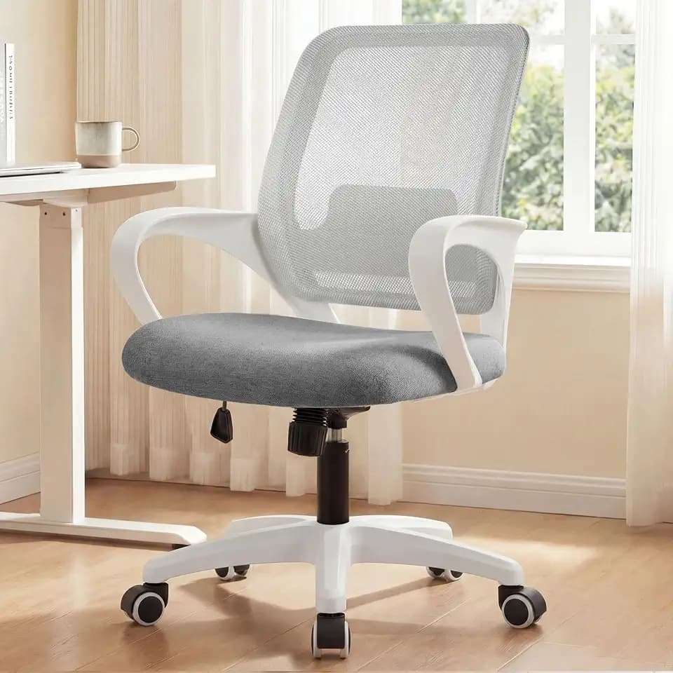NEO CHAIR Home Office Desk Chair Ergonomic Mesh with Lumbar Support, Grey