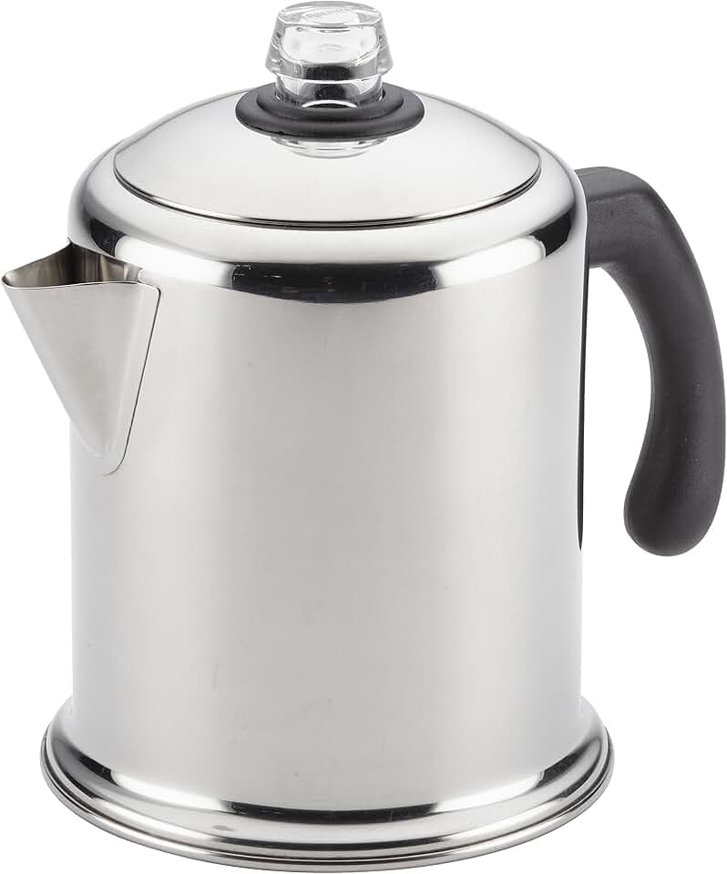 Farberware Classic Stainless Steel Yosemite 12-Cup Coffee Percolator
