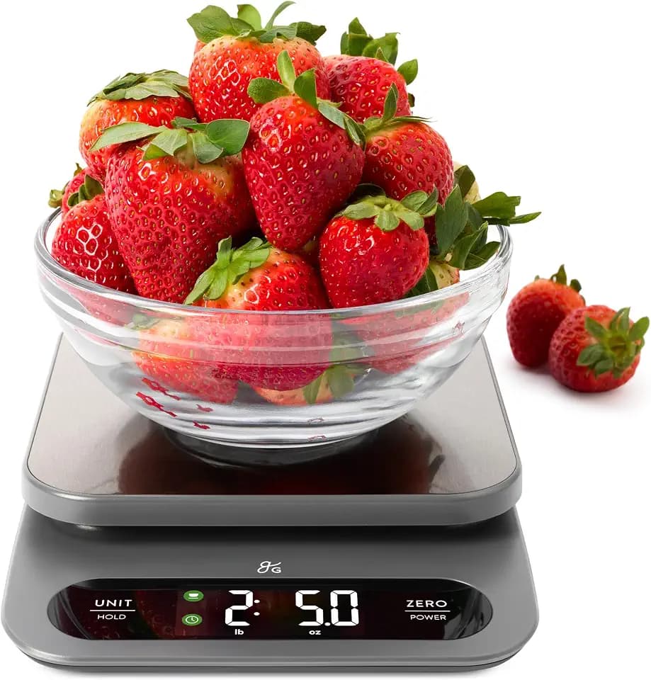 Greater Goods Digital Food Scale for Kitchen & Baking, 22lb High Capacity