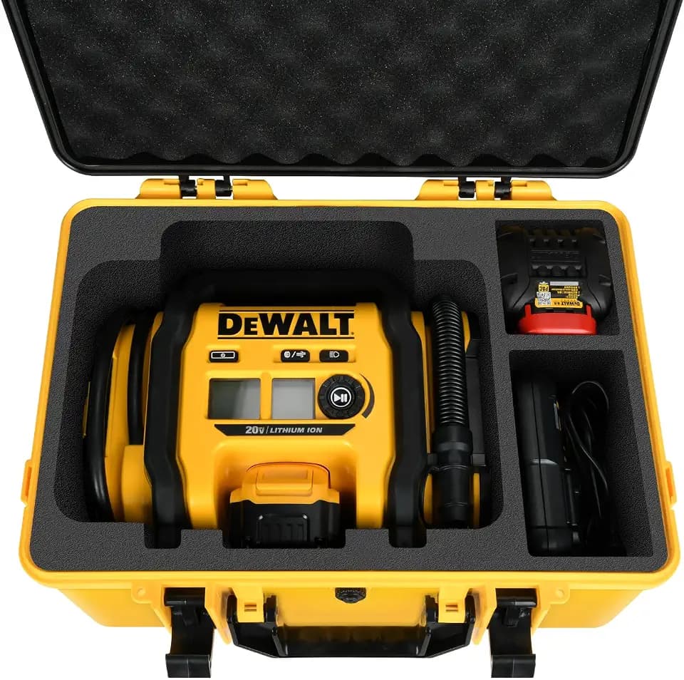 Case for Dewalt Air Compressore DCC020IB: Waterproof Tire Inflator Storage