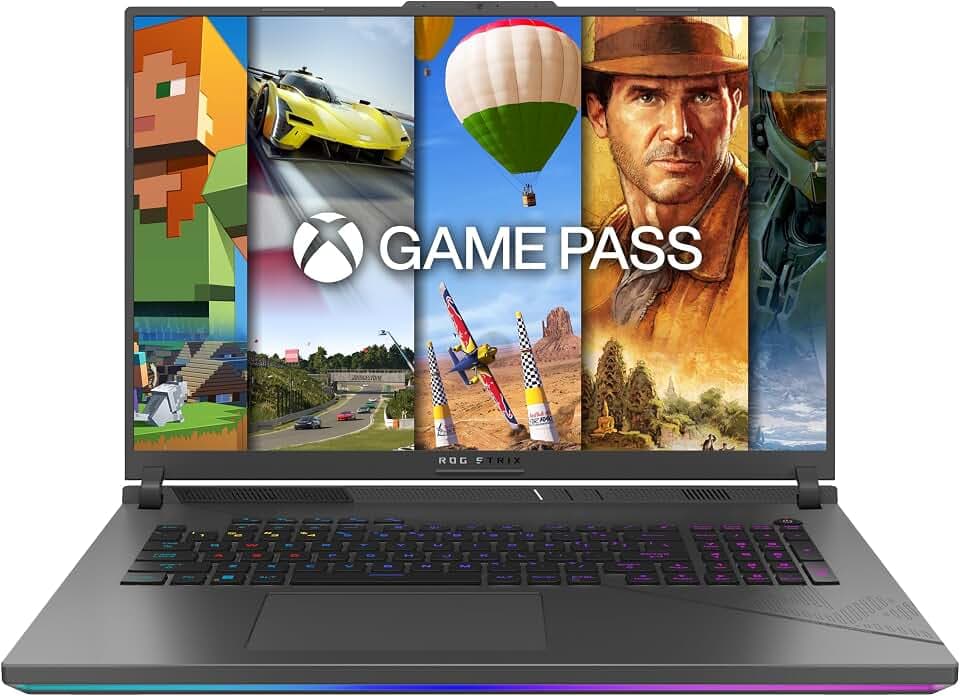 ASUS ROG Strix G18 G815LP-S9005W 18 Zoll 2.5K 240Hz, Intel Core Ultra 9 275HX (bis zu 5,4 GHz), 32GB DDR5, 1TB SSD, NVIDIA GeForce RTX 5070 8GB GDDR7, Windows 11 Home, AZERTY-Tastatur