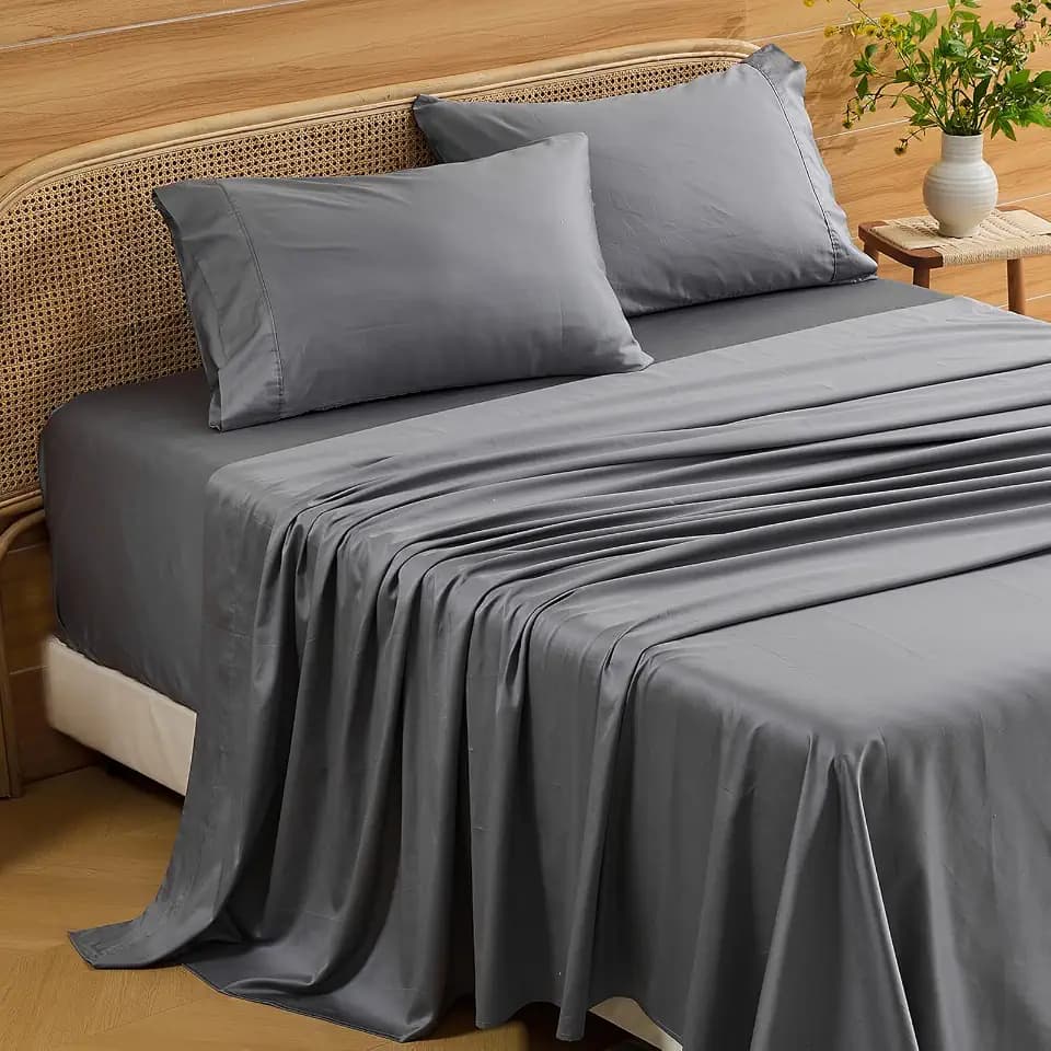 Bedlifes 1000TC Egyptian Cotton Cal King Sheets, 18-24" Extra Deep Pocket