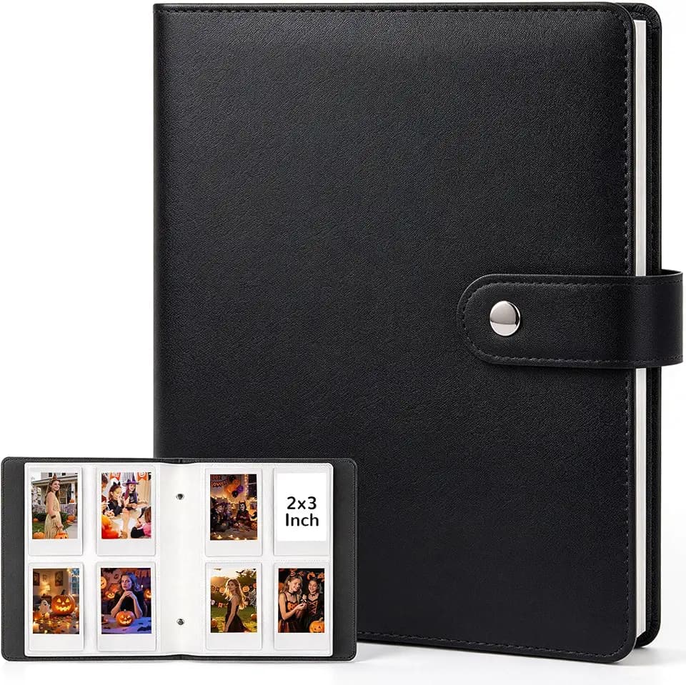 320 Pockets Photo Album for Instax Mini and Polaroid 2x3" Photos, Black