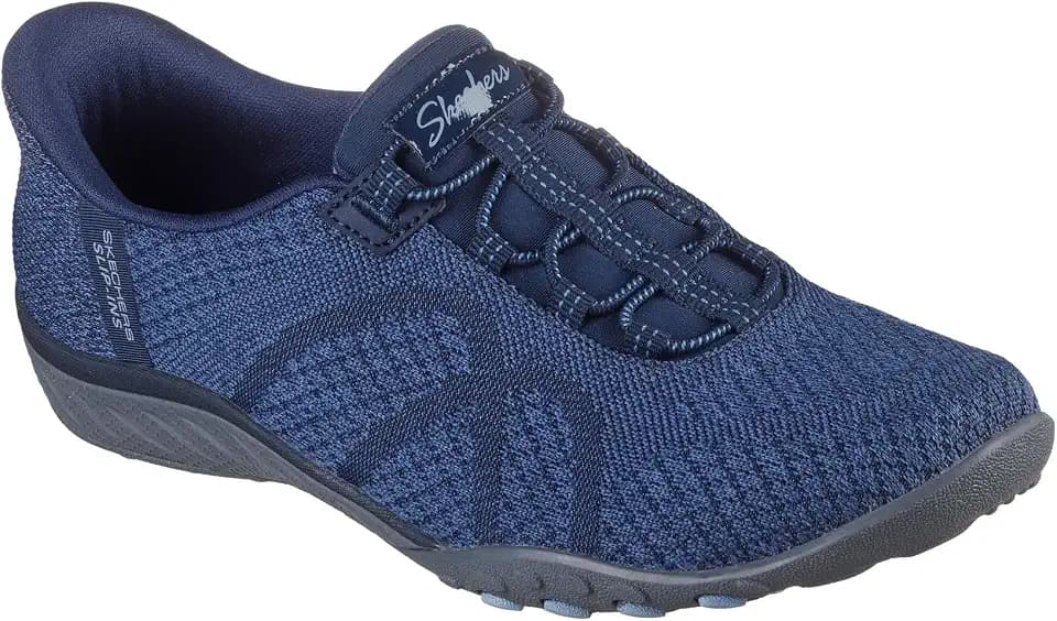 Skechers Women's Breathe Easy - Knitty Waves Hands Free Slip-ins