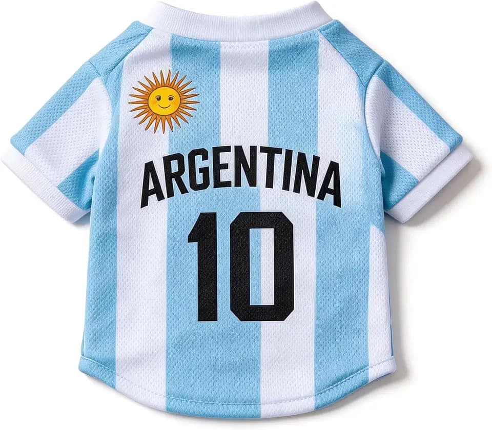Dog Jersey Dog Soccer Jersey - Stretch Breathable Summer Dog Shirts Dog Clothes