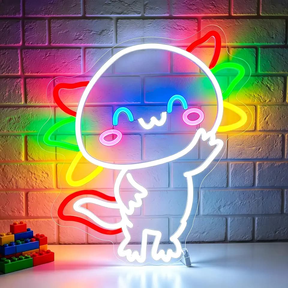 Axolotl Neon Sign Led Sign Neon Signs for Wall Decor Neon Lights