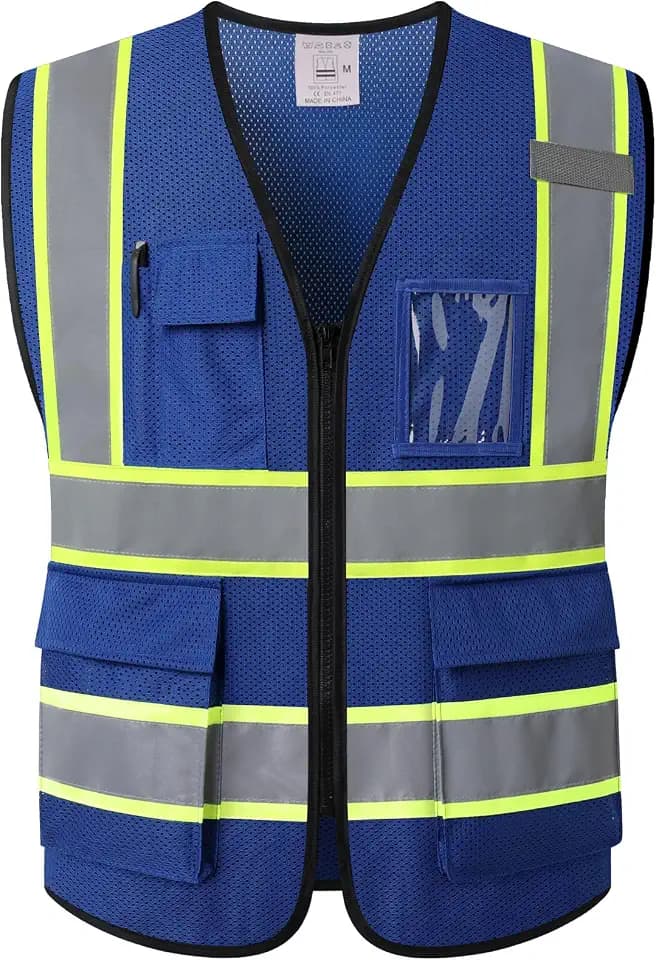 Hi Vis Reflective Safety Vest for Men Women,Meets ANSI/ISEA