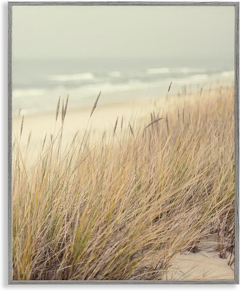 Beach Dreams Sea Grass Coastal, 24 x 30 Inch Framed Giclée Print