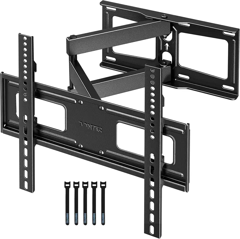 BONTEC TV Wandhalterung 26-60 Zoll Fernseher, 500 mm Auszug, bis zu 40 kg