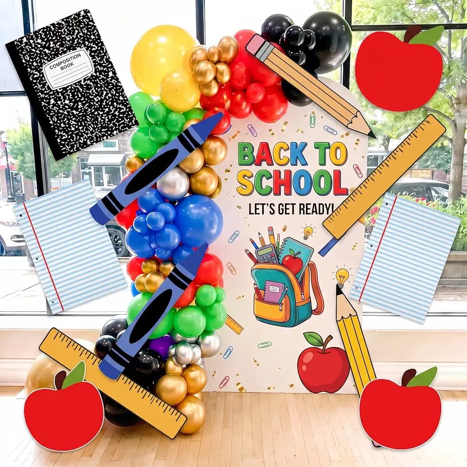 AmazingSpark 12 Pcs Large Crayon Decorations for Classroom Back to School