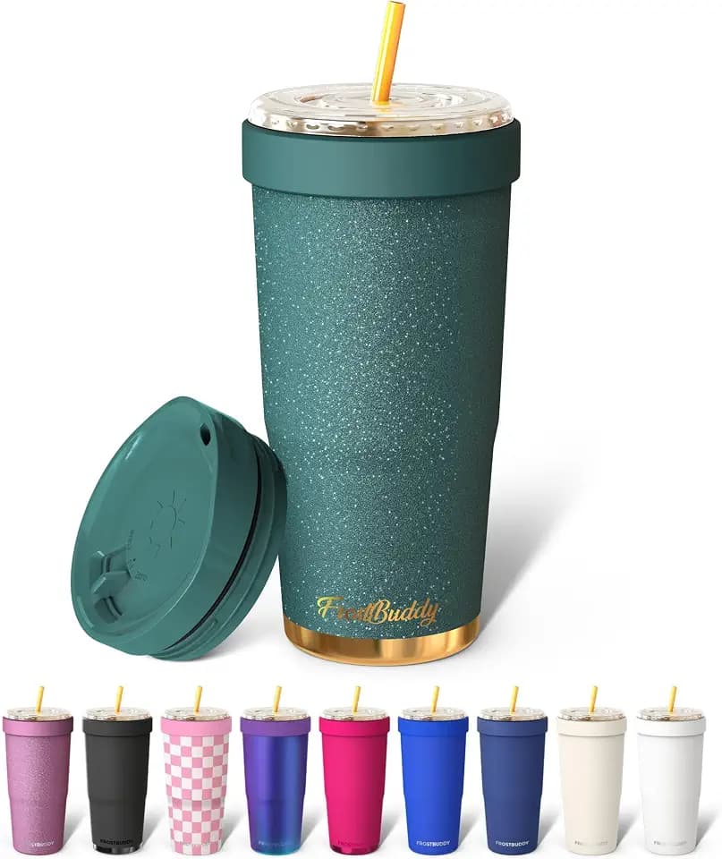 Frost Buddy Togo Buddy 30 oz Insulated Tumbler, Emerald Glitz