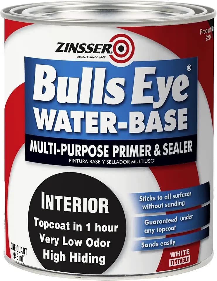 Zinsser Bulls Eye Water-Base Primer & Sealer, White