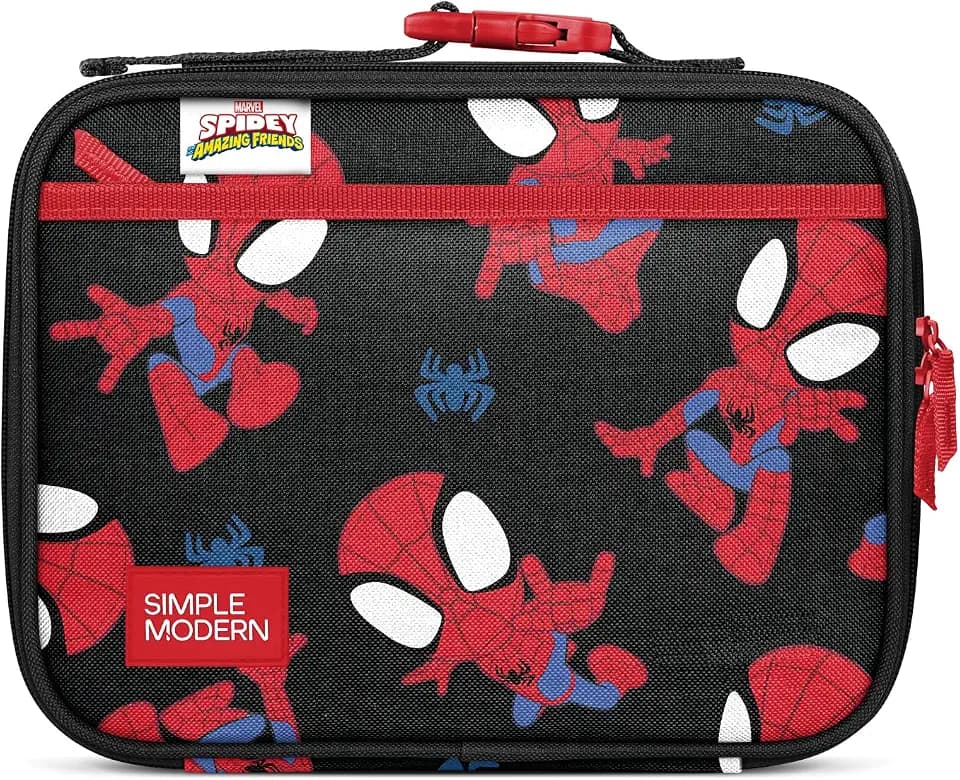 Simple Modern Marvel Spidey Kids Lunch Box & Insulated Lunch Bag for School