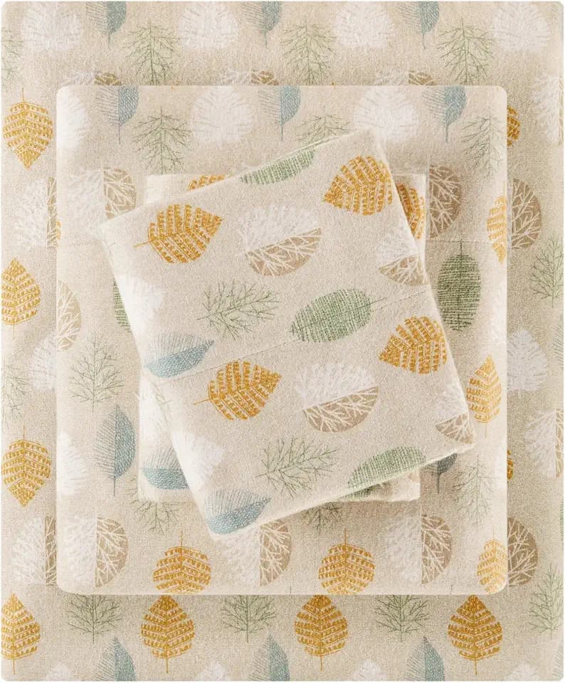 Sleep Philosophy Cozy Flannel Sheets 100% Cotton, Twin XL Sheet Set, 3psc