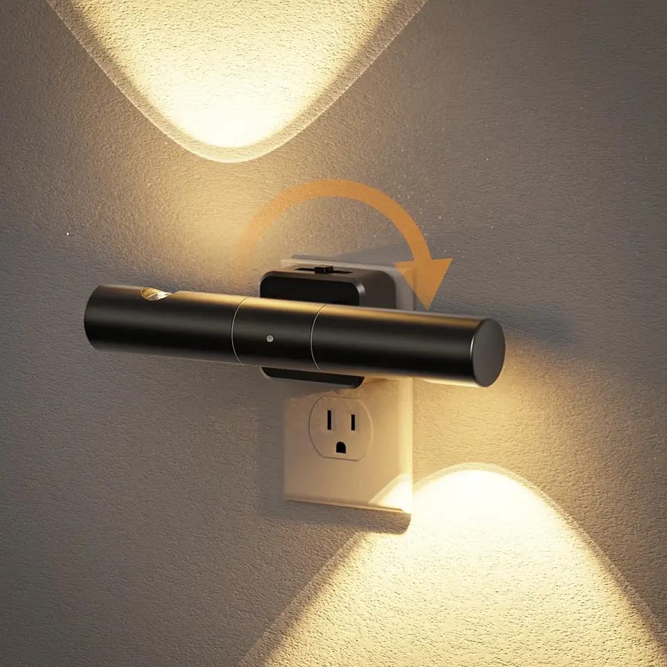 JandCase LED Night Light, 1 Pack Night Lights Plug into Wall