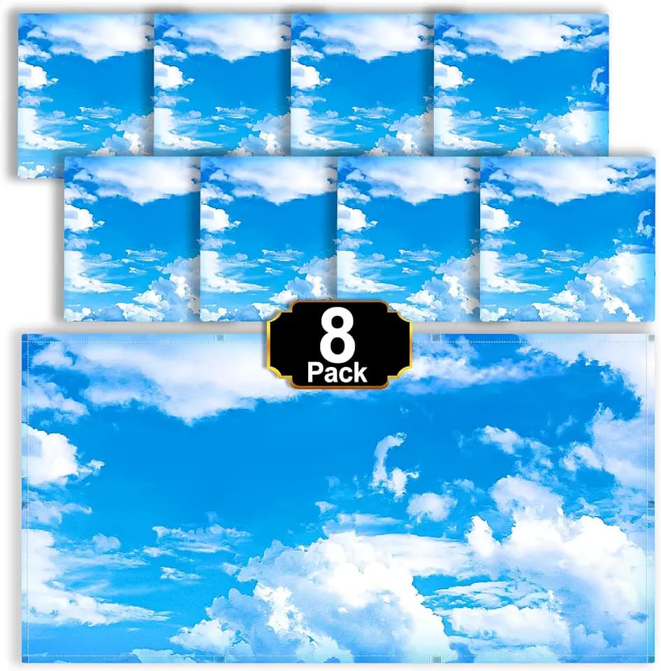 Aheroi Light Covers for Ceiling Lights Classroom, Fluorescent Light Cover
