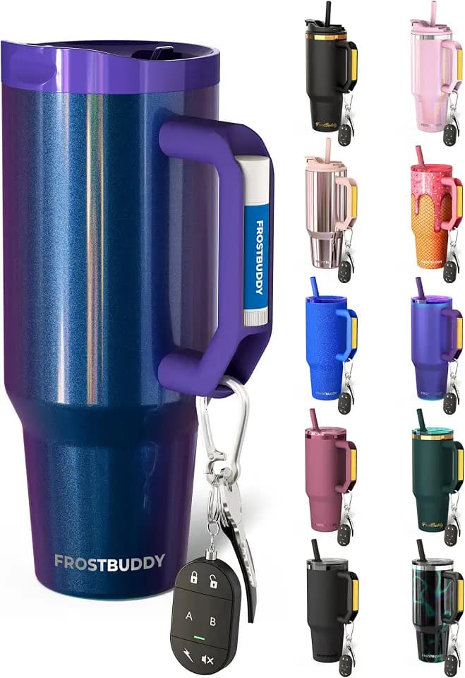 Frost Buddy Thicc Buddy 40oz Tumbler - Stainless Steel (Nebula Glitter1)