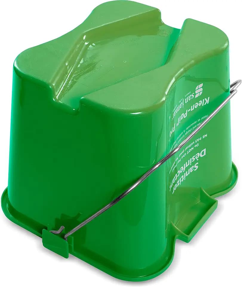 San Jamar Kleen-Pail® Plastic Pro Cleaning Bucket 8 Quarts Green