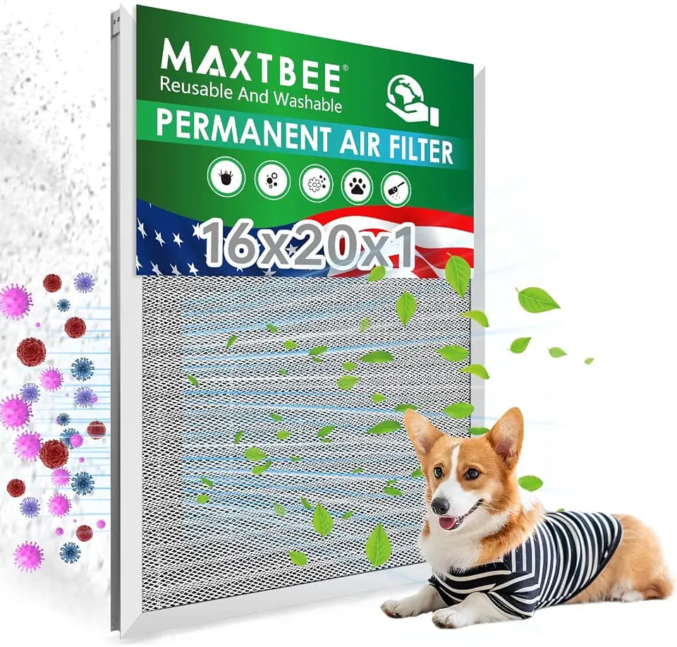 16x20x1 Air Filter Electrostatic Filter Reusable Washable