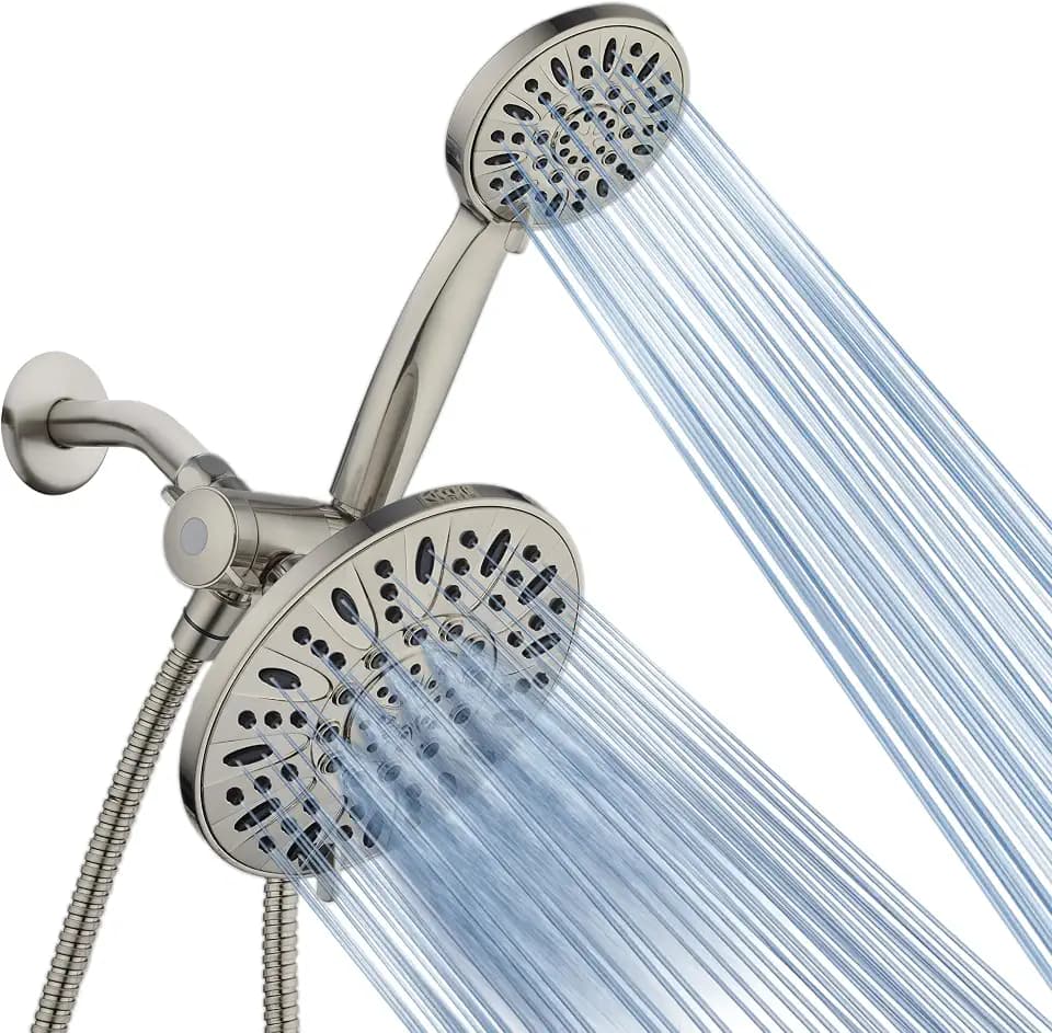AquaDance 7" Premium High Pressure 3-way Rain & Handheld Shower Head Combo