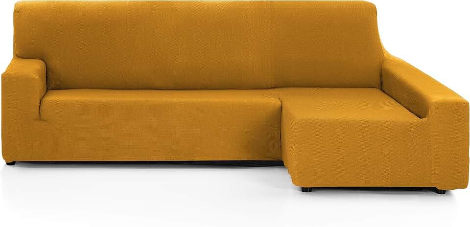 Martina Home - Bezug für Chaise Longue, Modell Túnez, Senfgelb, Eckteil rechts, Brazo derecho