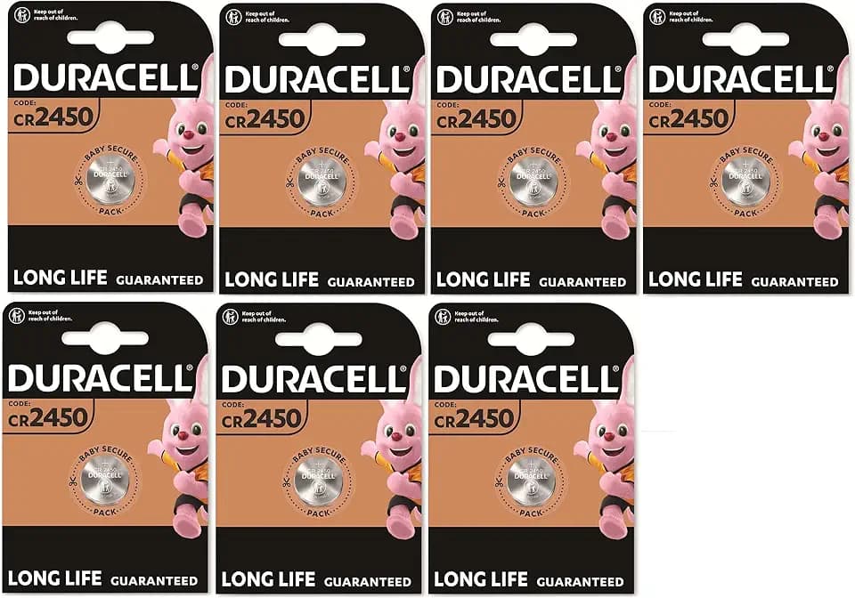 7X Duracell Cr 2450 Lithium (7 Blister mit 1 Batterie) 7 Batterien