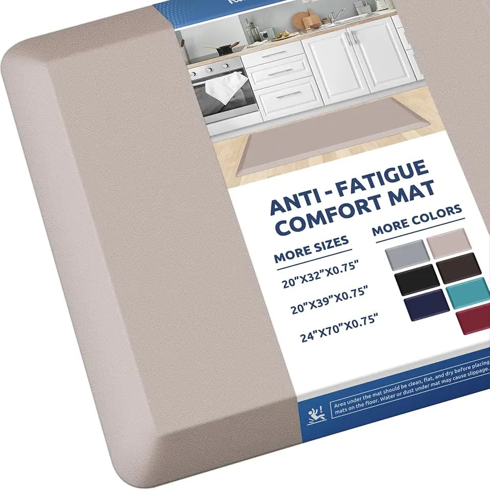 KitchenClouds 0.8" Thick Kitchen Floor Mat Cushioned Anti Fatigue (39"x20")