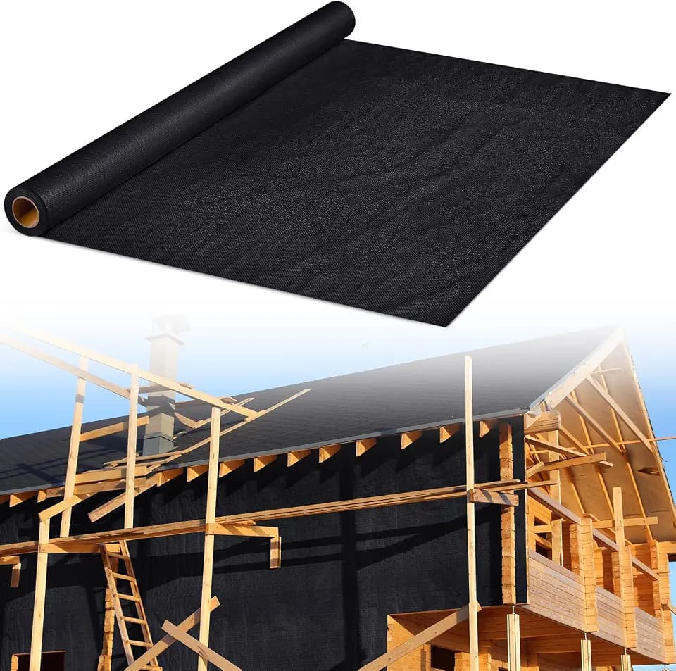 4 x 120 ft House Wrap, Black