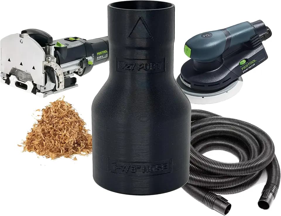 Dust Collection Adapter for Festool Tool Ports (1-7/8" Hose)