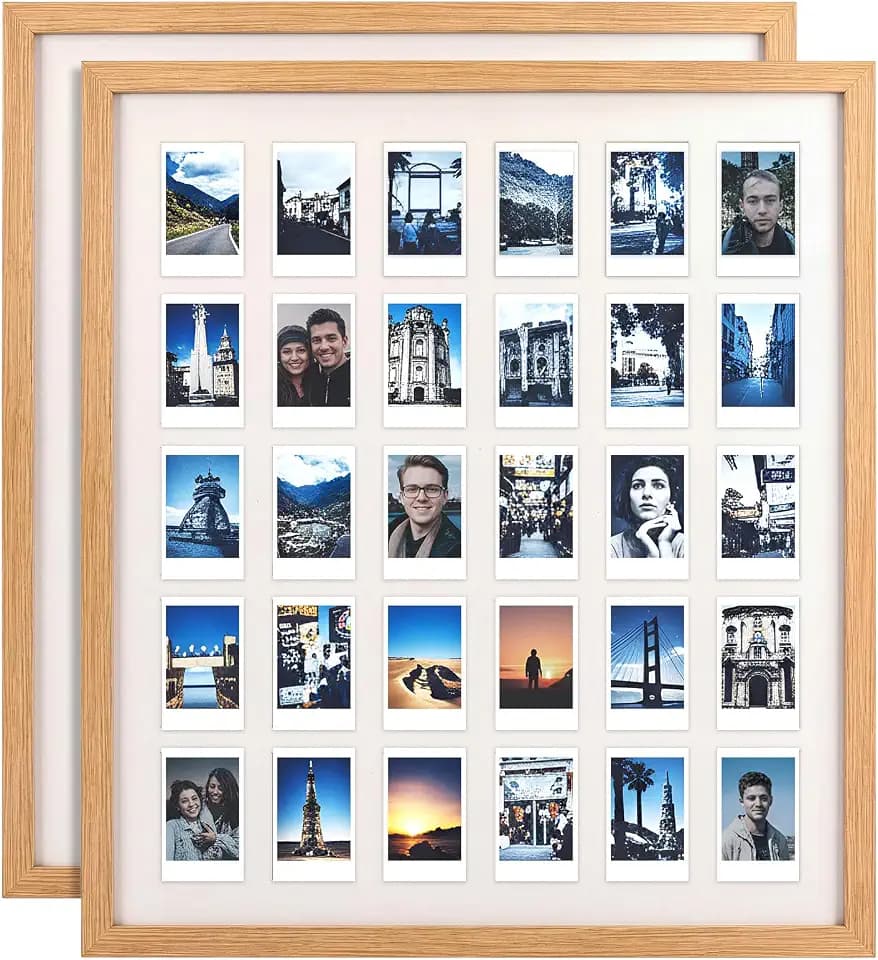 Namalu 2Pcs 2 x 3 Multi Pictures Collage Frame Wall Decor with 30 Openings