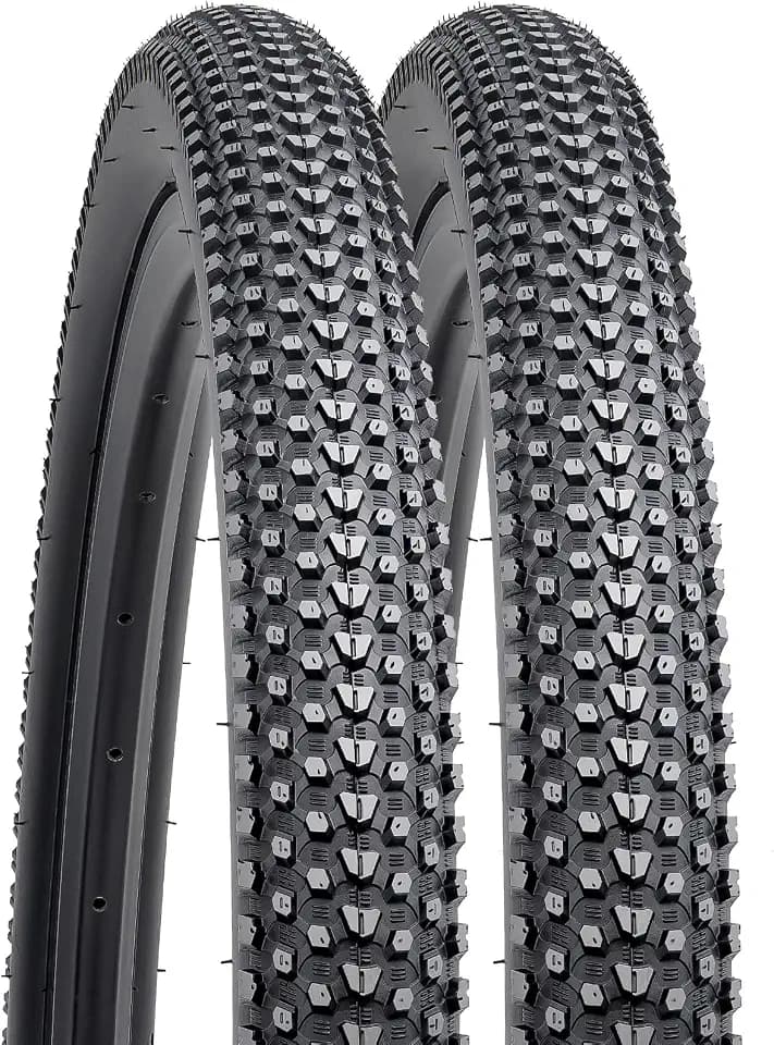 YUNSCM 2-PCS 26" Mountain Bike Tires 26x2.10/52-559 Compatible with 26 x 2.10 Off Road Bike, MTB, Gravel Bike Bicycle Tires