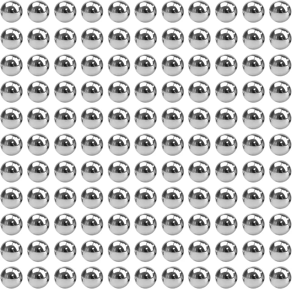 600 Pcs M4 Stainless Steel Bearing Balls, Metric Precision Bike Ball Bearings for Acrylic Paints, Nail Polish & Epoxy Resin, Durable Agitator Balls for Ball Bearings