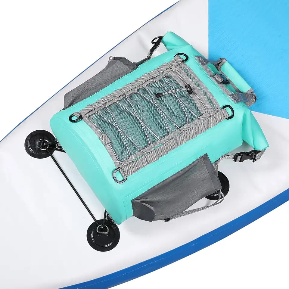 MORXPLOR Low Profile 25L Waterproof Deck Bag for Paddle Boards & Kayaks - Paddleboard Storage Roll Top Dry Bag for SUP, Surfboard, and Boating Accessories