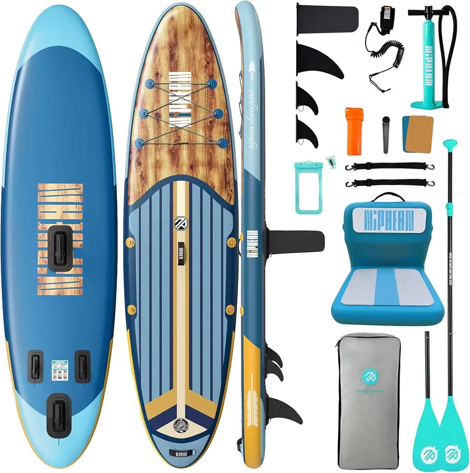 Niphean Inflatable Stand Up Paddle Board with SUP Accessories