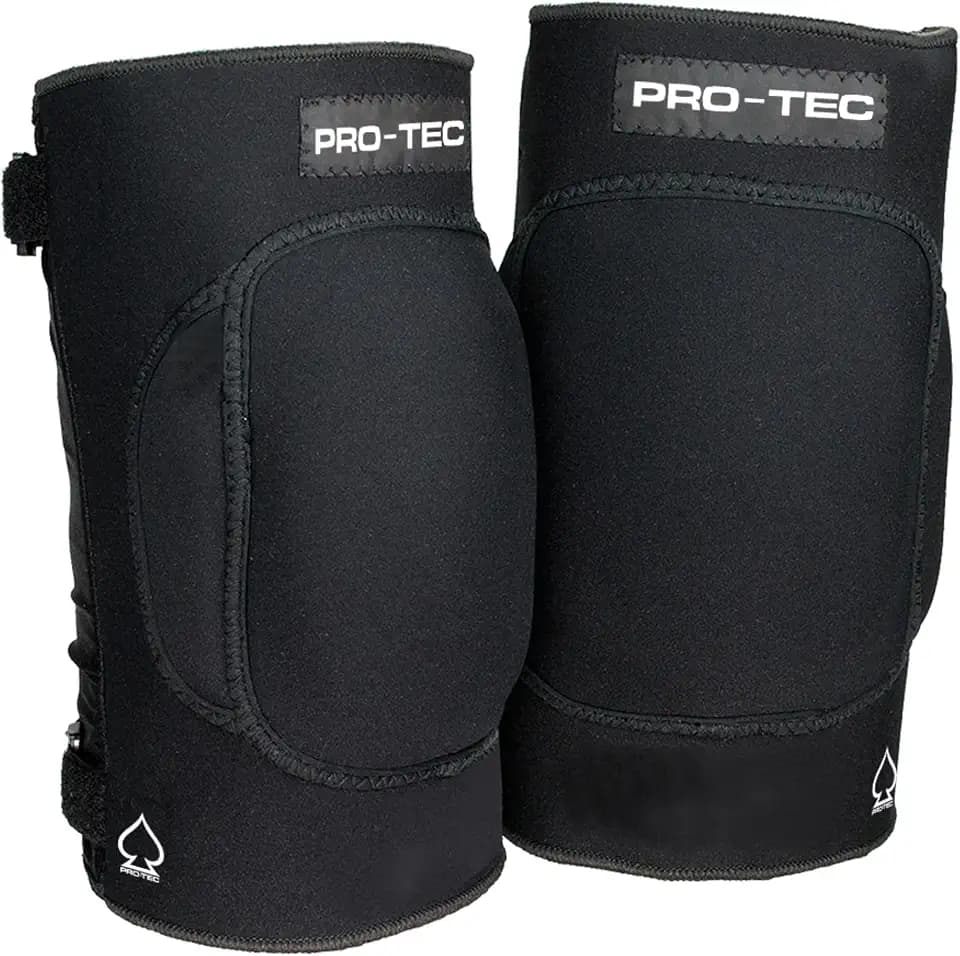 Pro-Tec Undercover Snow Knee Pads – Slim, Low Profile, EVA Foam Knee Gear for Skiing and Snowboarding