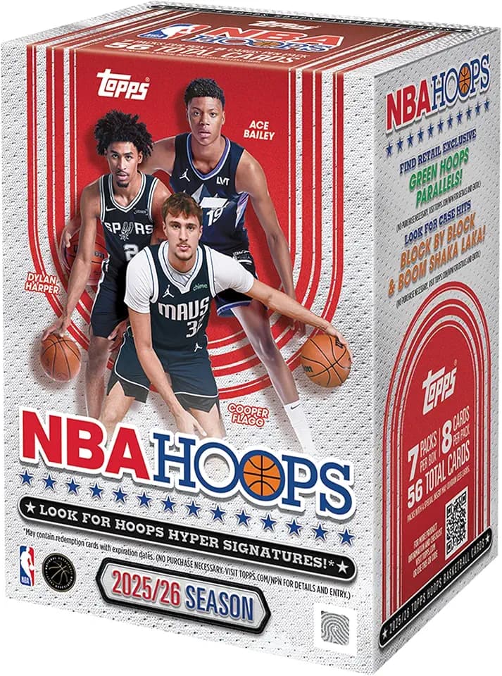 2025-26 Topps Hoops NBA Basketball - Factory Sealed - Value Box