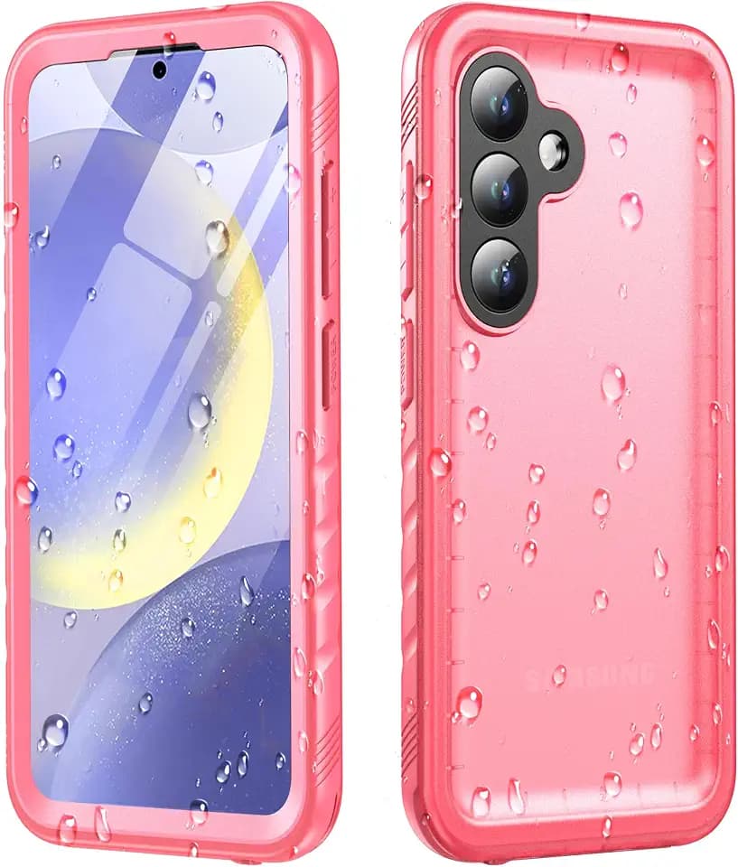 Cozycase TOP Militärschutz 360 Hülle Für Samsung Galaxy S24, Rosa