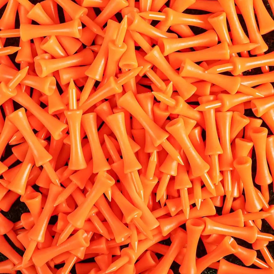 Amy Sport Castle Golf Tees Plastic 2 1/4 Inch with Stopper 100 Pack