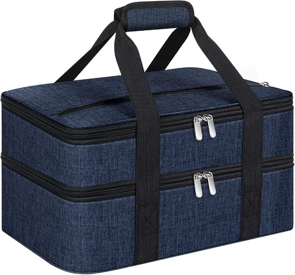 Double Insulated Casserole Carrier, Casserole Carrier for Hot or Cold Food