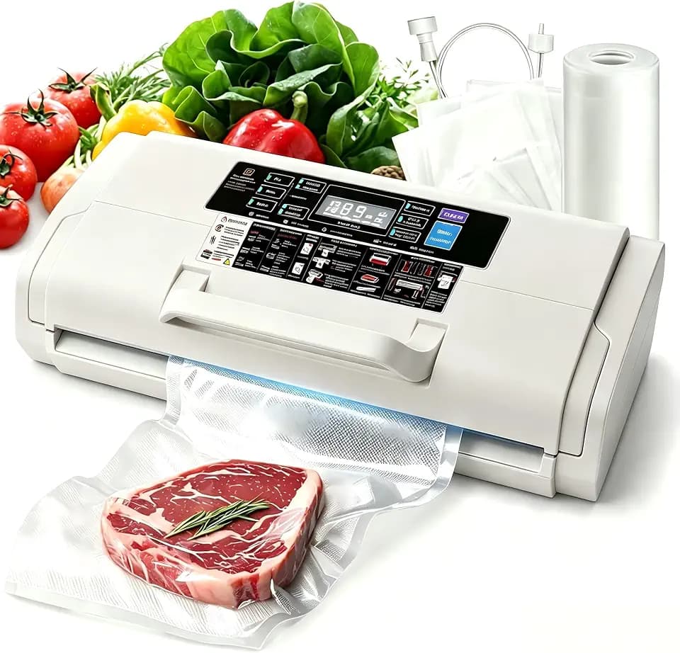 95KPa 10-in-1 Commercial Vacuum Sealer Double Heat Seal Device