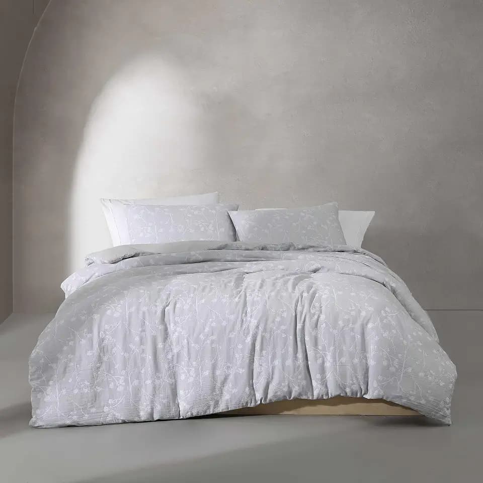 Calvin Klein - Queen Duvet Cover Set with Shams, Cotton Percale