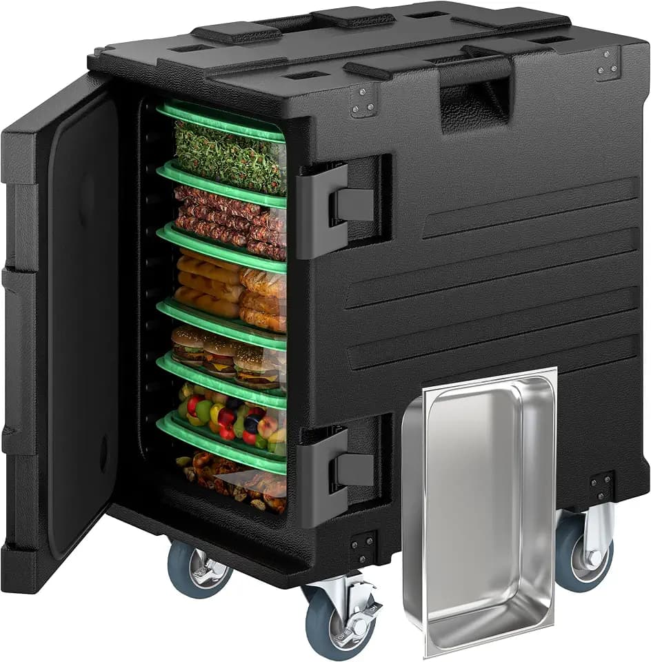 YITAHOME Insulated Food Pan Carrier, 95 Qt LLDPE Hot Box for Catering