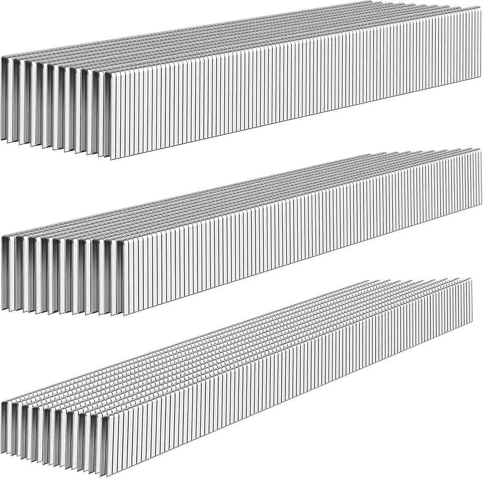 18 Gauge 1/4" Narrow Crown Staples,1/2",3/4",1":3000pcs