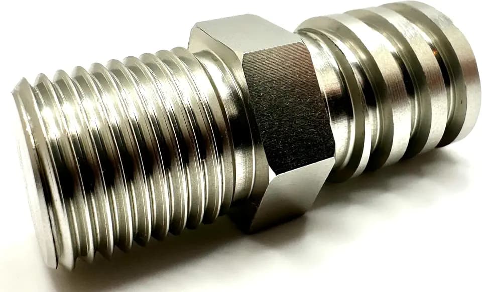 Male Coarse Thread Adapter, Drywall Corner Roller to Acme Thread
