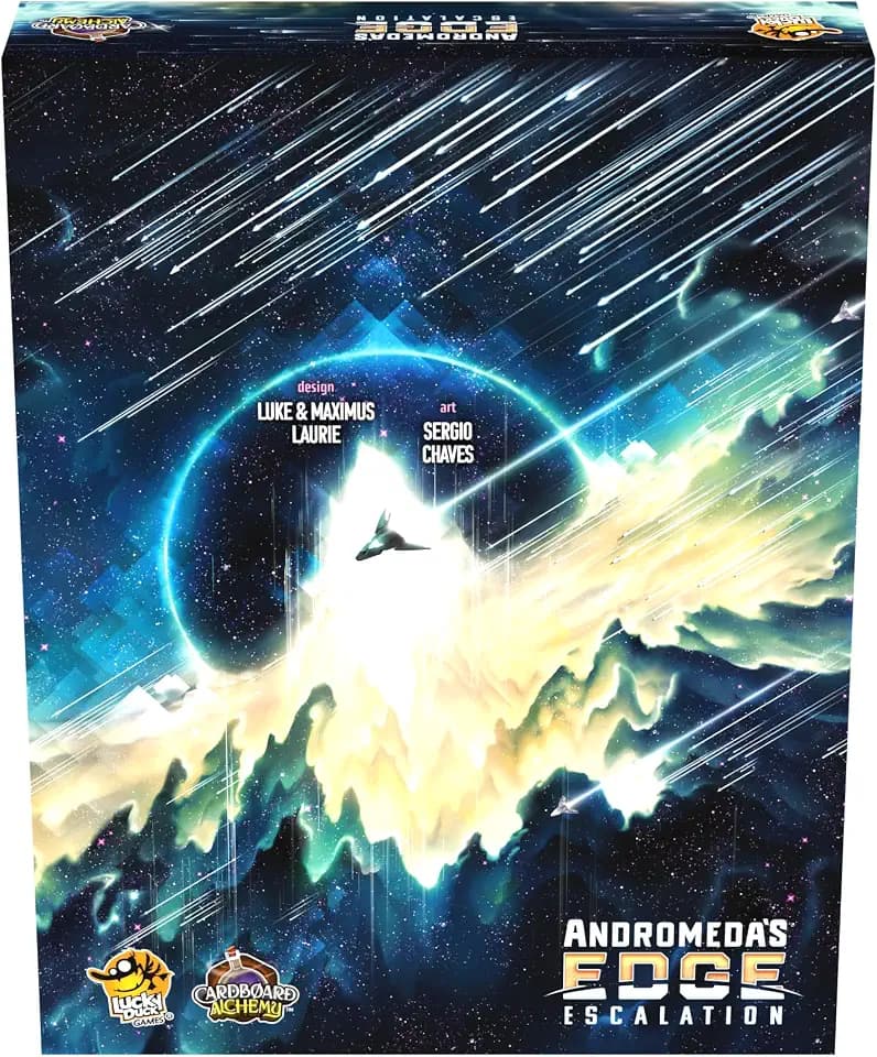 Lucky Duck Games Andromeda's Edge Escalation Expansion | Strategy Game Includes Additional Player Factions and Modules | 1-5 Players, Ages 14+ | Duration 40-200 Minutes