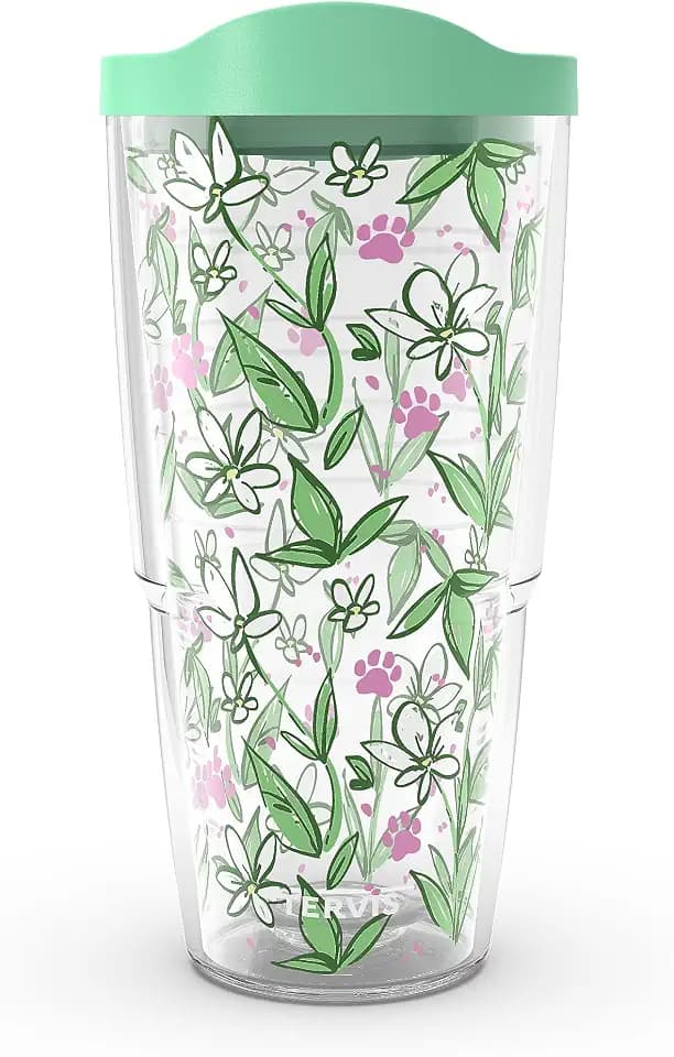 Tervis 24oz Tritan Tumbler | Paw Print Perennial Pattern