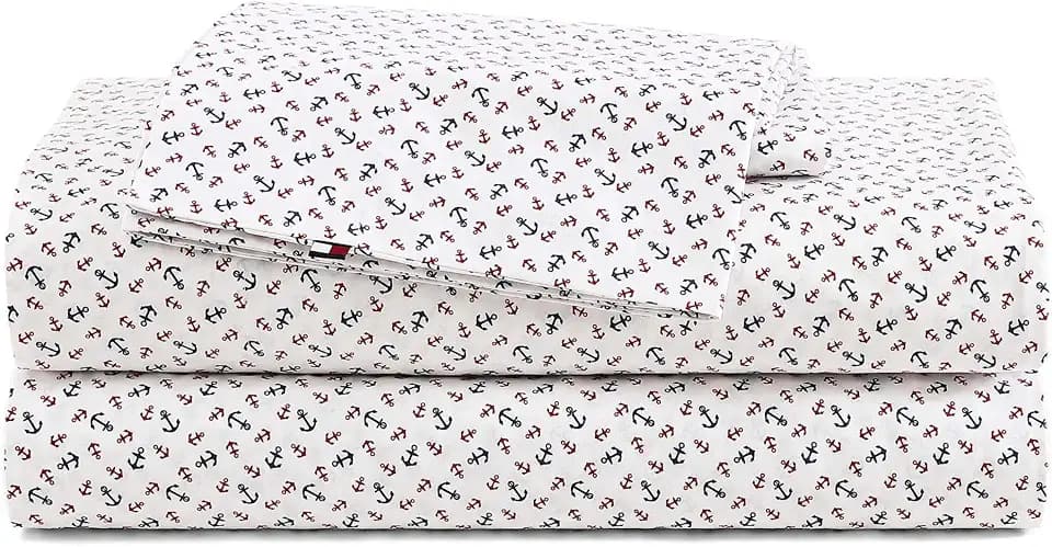 Tommy Hilfiger - Full Size Sheet Set with Fitted Sheet & Pillowcases