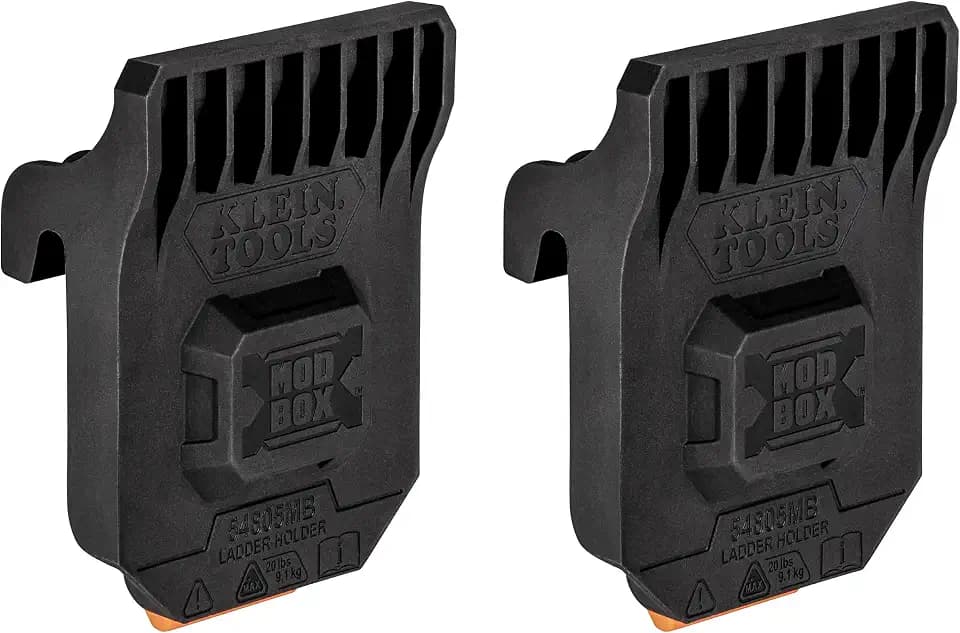 KLEIN TOOLS 54805MB MODBox Utility Cart Ladder Holder, Storage Hooks, Holds Ladder Vertically or Horizontally on MODBox Utility Carts