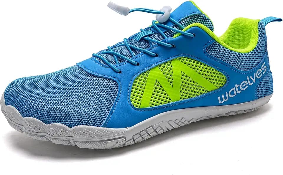 WateLves Barefoot Water Shoes for Women Men Wide Toe Quick-Dry Lightweight Mesh Breathable Aqua Shoes for Beach Swim Yoga Exercise Surf Pool Boat